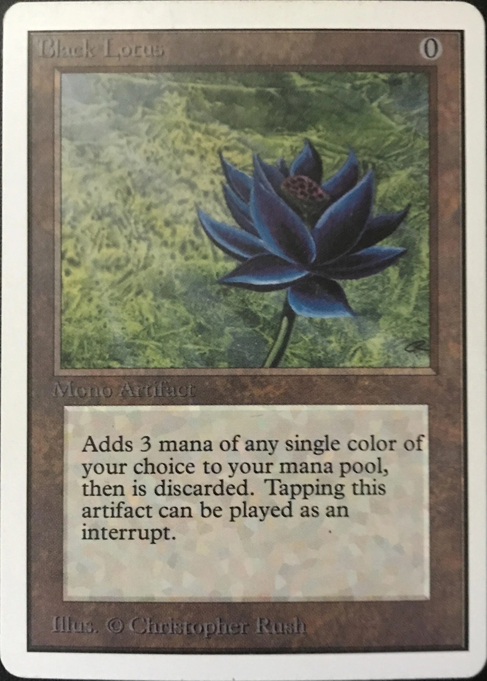 Black Lotus Magic card