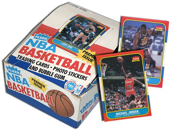 1986 Fleer NBA Basketball sealed box